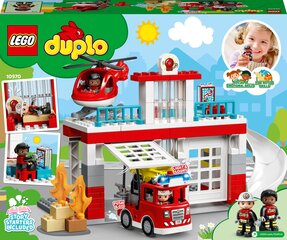 10970 LEGO® DUPLO Town Tuletõrjedepoo ja helikopter hind ja info | Klotsid ja konstruktorid | hansapost.ee