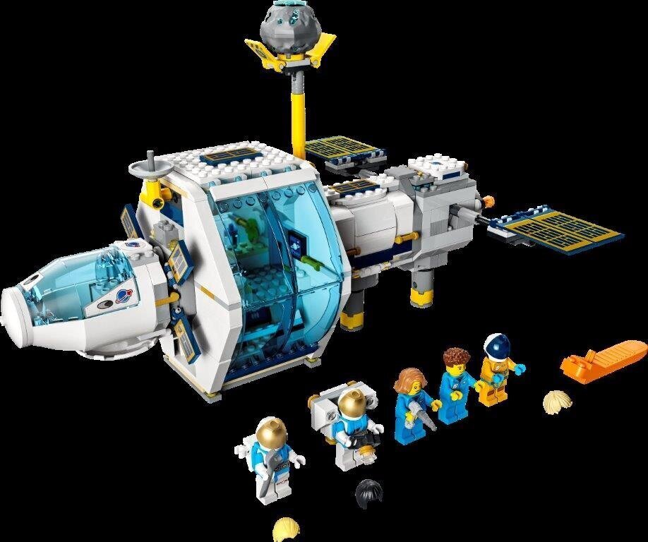 60349 LEGO® City Kuu kosmosejaam цена и информация | Klotsid ja konstruktorid | hansapost.ee