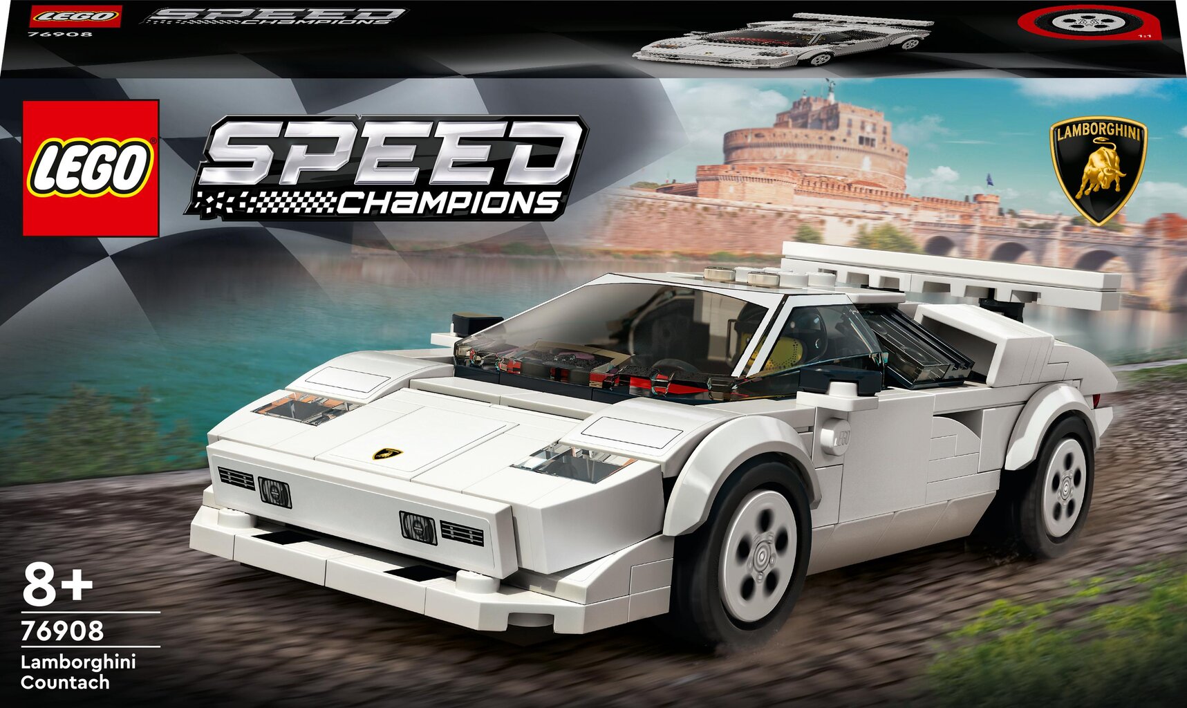 76908 LEGO® Speed Champions Lamborghini Countach цена и информация | Klotsid ja konstruktorid | hansapost.ee