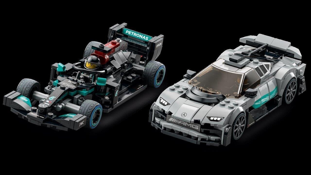 76909 LEGO® Speed Champions Mercedes-AMG F1 W12 E Performance ja Mercedes-AMG Project One hind ja info | Klotsid ja konstruktorid | hansapost.ee