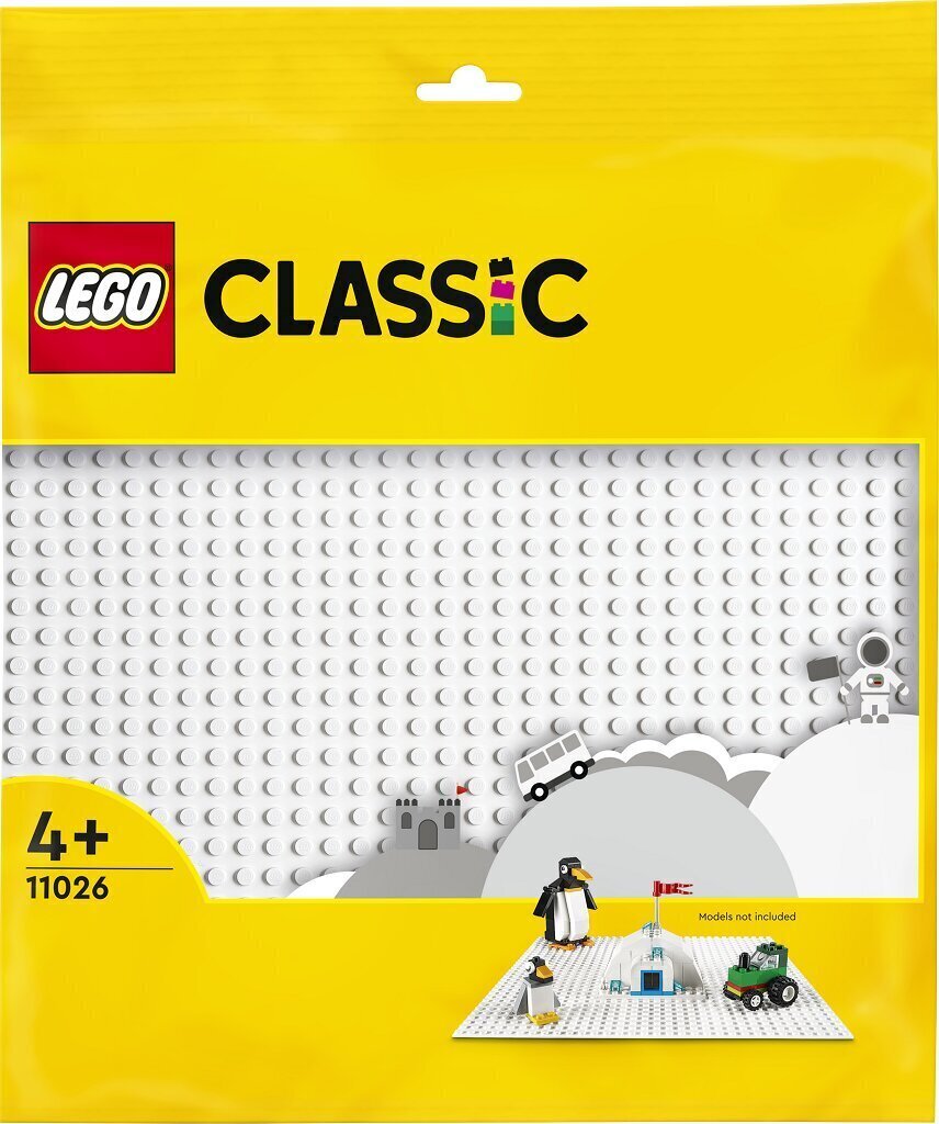 11026 LEGO® Classic Valge alusplaat цена и информация | Klotsid ja konstruktorid | hansapost.ee