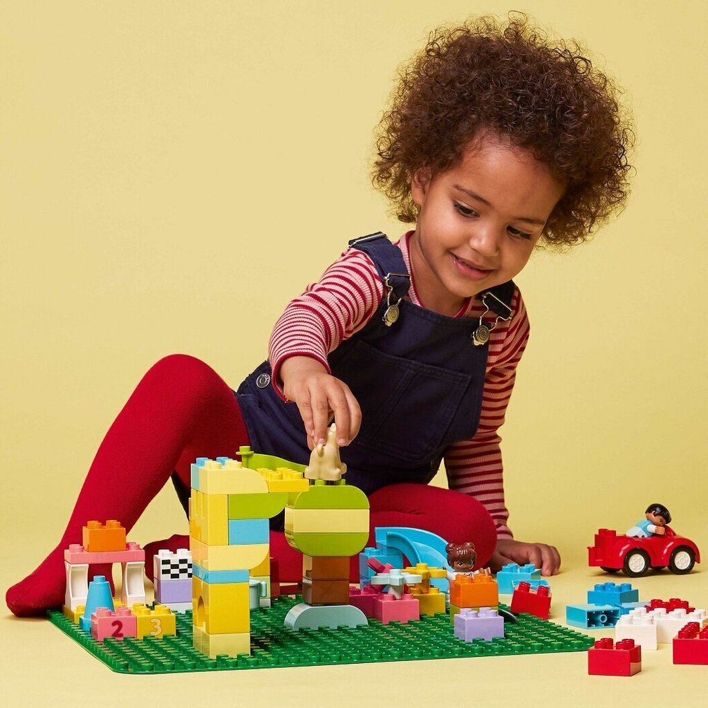 10980 LEGO® DUPLO Roheline alusplaat цена и информация | Klotsid ja konstruktorid | hansapost.ee