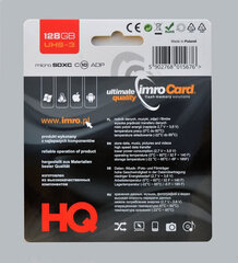 ImroCard, 128 GB + adapter hind ja info | Imro Mobiiltelefonid, fotokaamerad, nutiseadmed | hansapost.ee