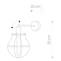 Nowodvorski Lighting seinavalgusti Manufacture 9742 hind ja info | Seinavalgustid | hansapost.ee