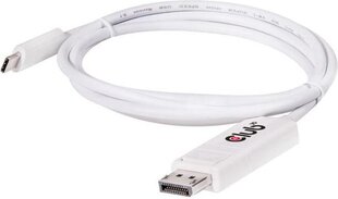 Club 3D USB 3.1 C to DP 1.2 UHD Male/Male, 1.2 m hind ja info | Juhtmed ja kaablid | hansapost.ee