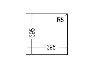 TEKA Раковина подвесная SQUARE 40.40 TG белая цена и информация | Раковины на кухню | hansapost.ee