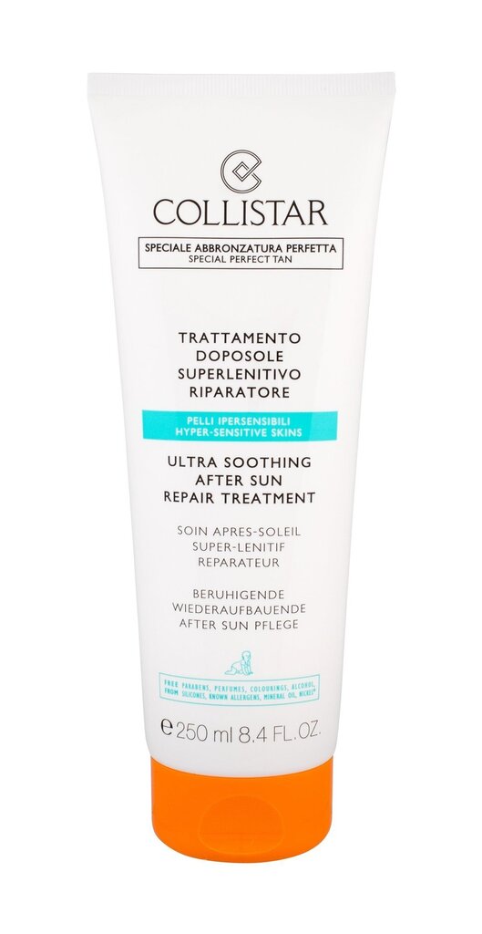 Päevitusjärgne kreem Collistar Ultra Soothing After Sun Repair 250 ml цена и информация | Päikesekaitse ja päevitusjärgsed kreemid | hansapost.ee