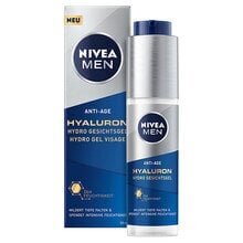 Näogeel meestele Nivea Men Hyaluron Anti-Age, 50 ml hind ja info | Näokreemid | hansapost.ee