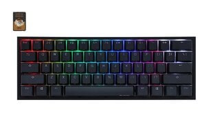 Ducky One 2 Mini RGB Black US Cherry MX Silent Red Switch цена и информация | Клавиатуры | hansapost.ee