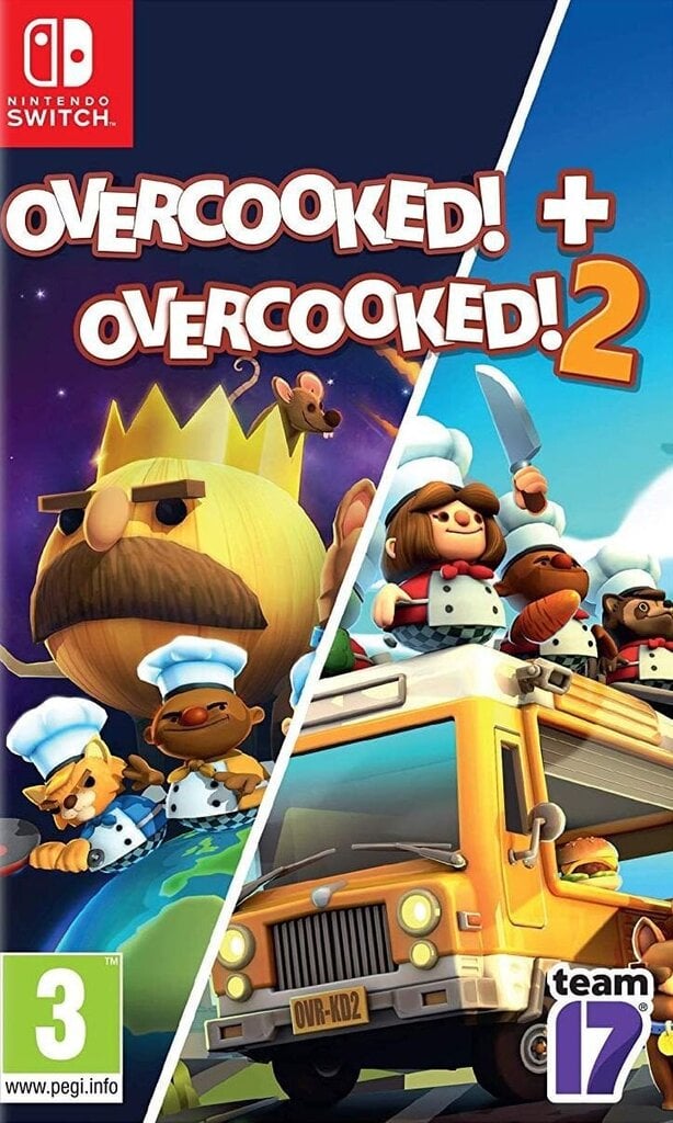 Overcooked! + Overcooked! 2, Nintendo Switch цена и информация | Konsooli- ja arvutimängud | hansapost.ee