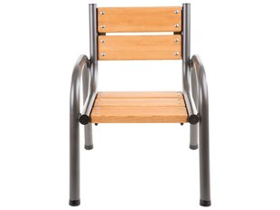 Стул Patio Park Lux, коричневый/серый цена и информация | Садовые стулья, кресла, пуфы | hansapost.ee