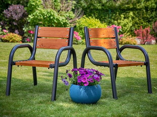 Стул Patio Park Lux, коричневый/серый цена и информация | Садовые стулья, кресла, пуфы | hansapost.ee