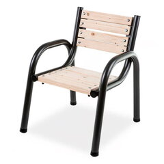 Стул Patio Park, коричневый/серый цена и информация | Садовые стулья, кресла, пуфы | hansapost.ee