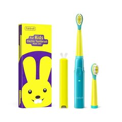 FairyWill Sonic toothbrush with head set FW-2001 (blue/yellow) цена и информация | Электрические зубные щетки | hansapost.ee