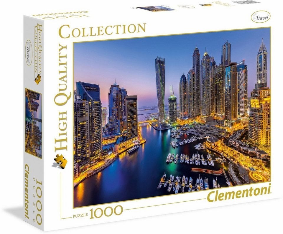 Pusle Clementoni Dubai, 1000 tk hind ja info | Pusled lastele ja täiskasvanutele | hansapost.ee