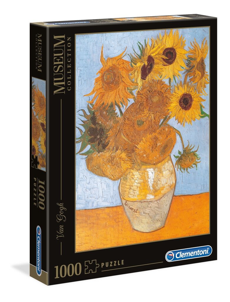 Pusle Clementoni muuseumikogu Van Gogh päevalilled / Girasoli, 1000 tk цена и информация | Pusled lastele ja täiskasvanutele | hansapost.ee