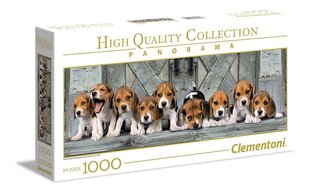 Пазл Clementoni Panorama High Quality Beagles 1000 д. цена и информация | Clementoni Детям от 3 лет | hansapost.ee