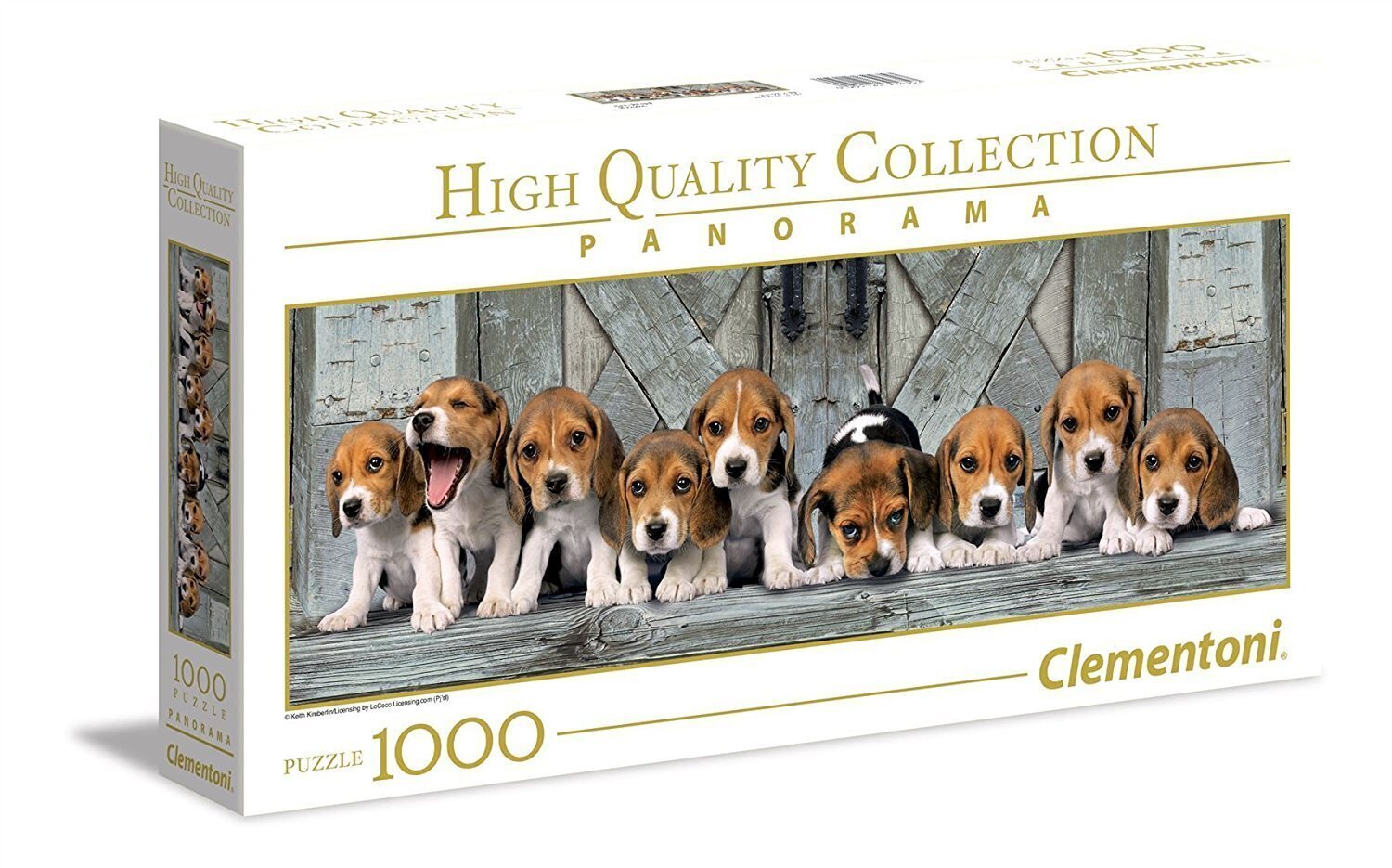 Pusle Clementoni Panorama High Quality Beagles, 1000- osaline цена и информация | Pusled lastele ja täiskasvanutele | hansapost.ee