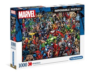 Pusle Clementoni Marvel Impossible Puzzle, 1000-osaline hind ja info | Pusled lastele ja täiskasvanutele | hansapost.ee