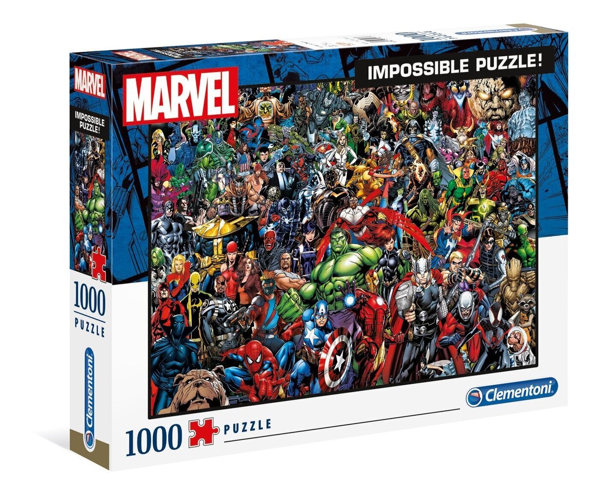 Pusle Clementoni Marvel Impossible Puzzle, 1000-osaline цена и информация | Pusled lastele ja täiskasvanutele | hansapost.ee