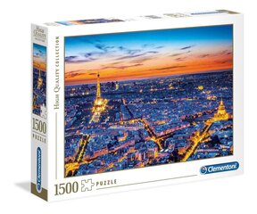 Головоломка Clementoni High Quality Paris View 1500 д. цена и информация | Пазлы | hansapost.ee