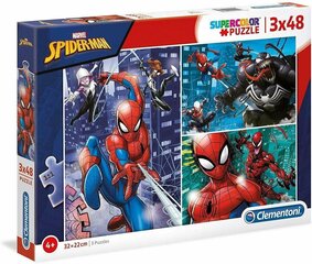 Pusle Clementoni Super Color Spider-Man 3 x 48 osa цена и информация | Пазлы | hansapost.ee