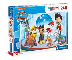 Pusle Clementoni Supercolor Puzzle Käpapatrull (Paw Patrol), 24211, 24 osaline hind ja info | Pusled lastele ja täiskasvanutele | hansapost.ee