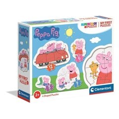 Набор головоломок Clementoni My First Puzzle Свинка Пеппа (Peppa Pig), 3-6-9-12 д. цена и информация | Пазлы | hansapost.ee