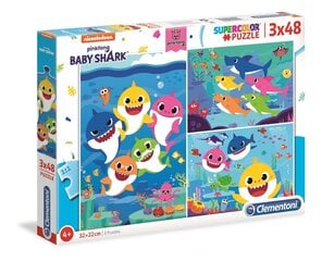 Clementoni - Puzzle 3x48 El Super Color Baby Arand hind ja info | Pusled lastele ja täiskasvanutele | hansapost.ee