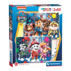 Pusle Clementoni Paw Patrol The Movie, 2x60 o. цена и информация | Пазлы | hansapost.ee