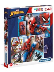 Pusle Clementoni Spider-Man, 2x60 o. цена и информация | Пазлы | hansapost.ee