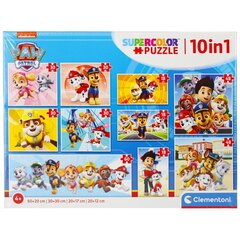 Пазл Clementoni Paw Patrol, 10в1 цена и информация | Пазлы | hansapost.ee