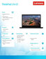 Laptop ThinkPad L14 AMD G1 20U6S48P00 W10Pro 4650U/ 8GB/ 256GB/ INT/ 14.0 FHD/ 1YR CI цена и информация | Sülearvutid | hansapost.ee