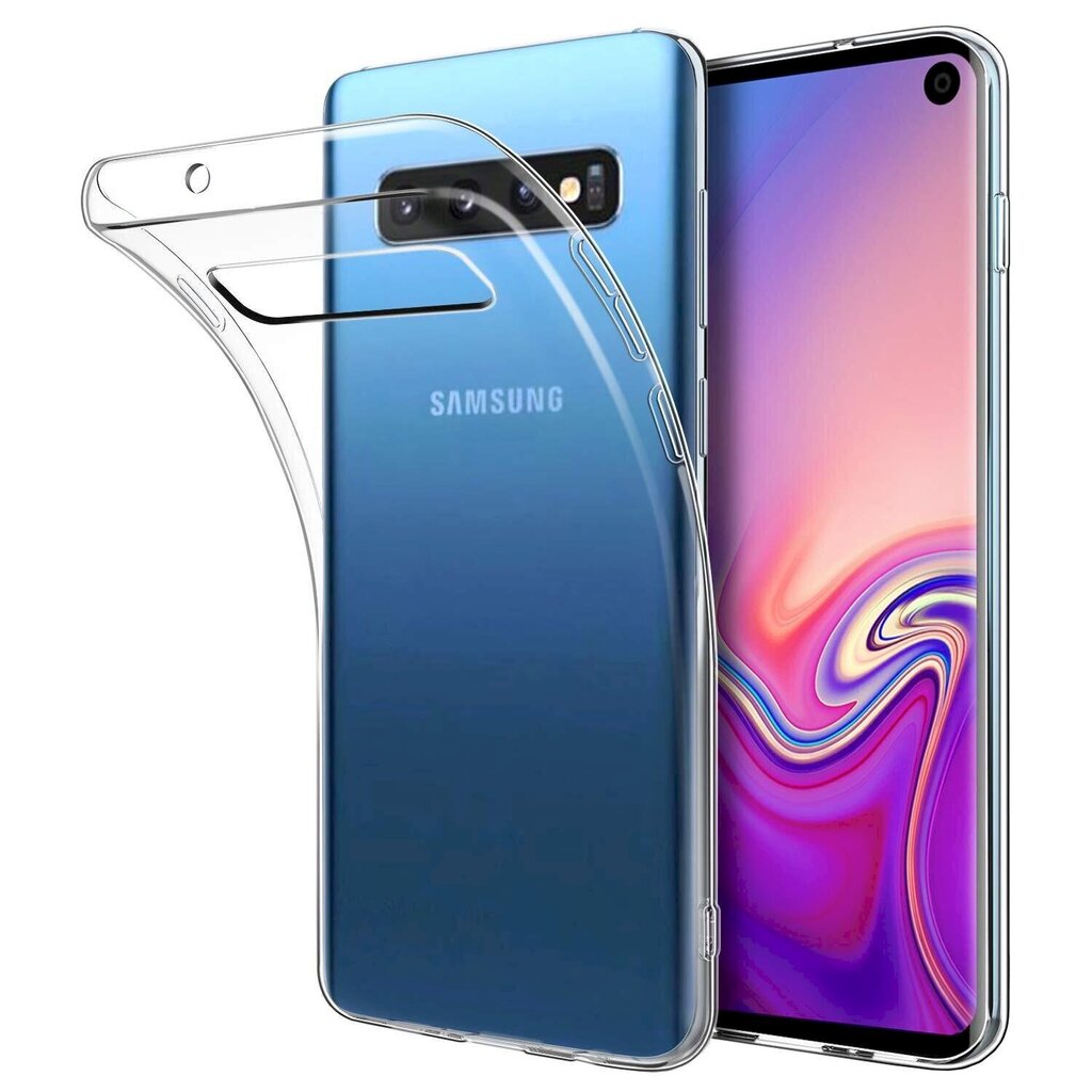 Silikoonist ümbris Fusion Ultra Back Case 1 mm Protect Samsung G977 / Galaxy S10 5G, läbipaistev hind ja info | Telefonide kaitsekaaned ja -ümbrised | hansapost.ee