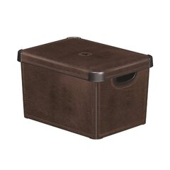 Коробка с крышкой Deco Stockholm L 39,5x29,5x25см цена и информация | Корзины и ящики для хранения | hansapost.ee