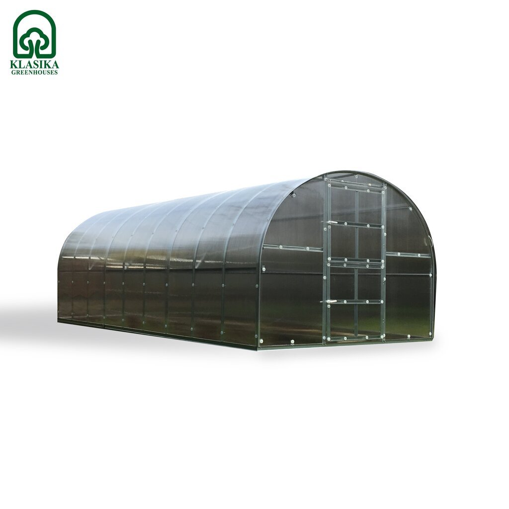 Kasvuhoone KLASIKA 6 m2 (3x2 m) polükarbonaadist kattega hind ja info | Kasvuhooned ja peenrakastid | hansapost.ee