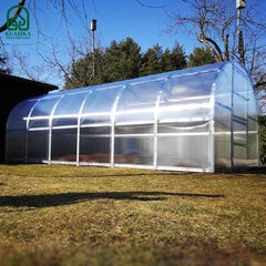 Kasvuhoone KLASIKA 12 m² (3x4 m) polükarbonaadist kattega hind ja info | Kasvuhooned ja peenrakastid | hansapost.ee