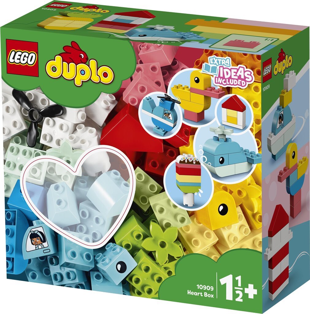 10909 LEGO® DUPLO Südamekujuline karp цена и информация | Klotsid ja konstruktorid | hansapost.ee