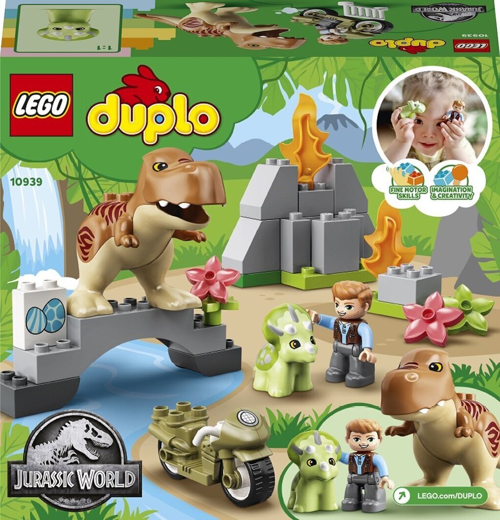 10939 LEGO® DUPLO Dinosauruse põgenemine hind ja info | Klotsid ja konstruktorid | hansapost.ee