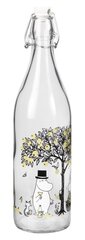Muurla Muumi стеклянная бутылка 1 л, Apples цена и информация | Бутылки для воды | hansapost.ee