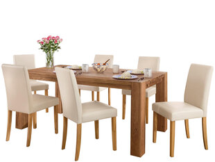 Комплект в столовую Notio Living Matrix 180, светло-коричневый цена и информация | Комплекты мебели для столовой | hansapost.ee