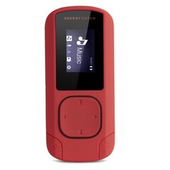 Energy Sistem Clip, 8 GB, Punane hind ja info | MP3-mängijad, MP4-mängijad | hansapost.ee