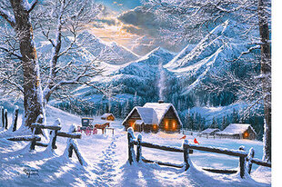 Pusle Castorland Puzzle Snowy Morning, 1500-osaline hind ja info | Pusled lastele ja täiskasvanutele | hansapost.ee