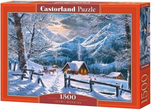 Pusle Castorland Puzzle Snowy Morning, 1500-osaline цена и информация | Pusled lastele ja täiskasvanutele | hansapost.ee