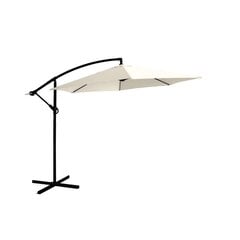Уличный зонт Jum, белый цена и информация | Зонты, маркизы, стойки | hansapost.ee