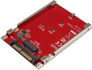 StarTech M.2 Drive to U.2 (SFF-8639) Host Adapter for M.2 PCIe NVMe SSDs (U2M2E125) hind ja info | Arvutikomponentide tarvikud | hansapost.ee