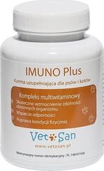 Vitamiinikompleks koertele ja kassidele Vetosan IMUNO Plus, 60 tabletti hind ja info | Vitamiinid ja parasiiditõrje | hansapost.ee