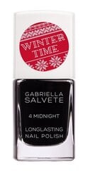 Лак для ногтей Gabriella Salvete Winter Time Longlasting 4 Midnight, 11 мл цена и информация | Лаки, укрепители для ногтей | hansapost.ee