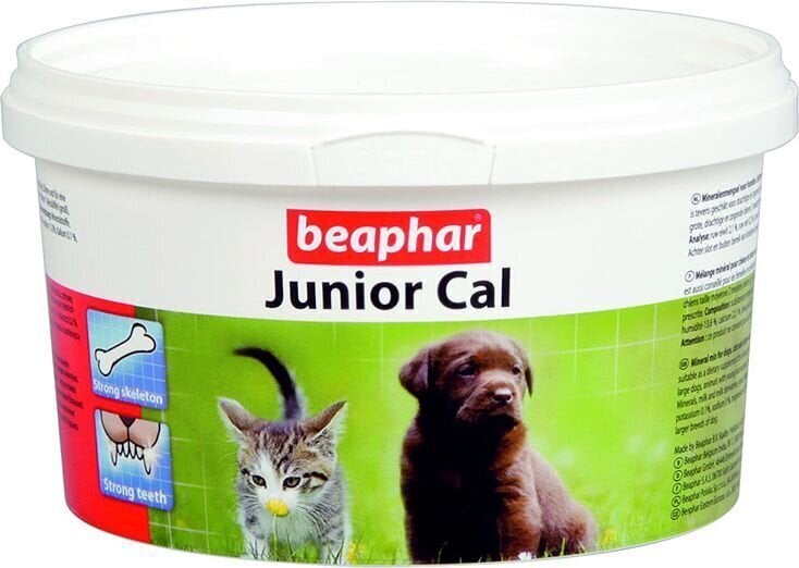 Kaltsiumipreparaat kutsikatele ja kassipoegadele Beaphar, 200 g hind ja info | Vitamiinid ja parasiiditõrje | hansapost.ee