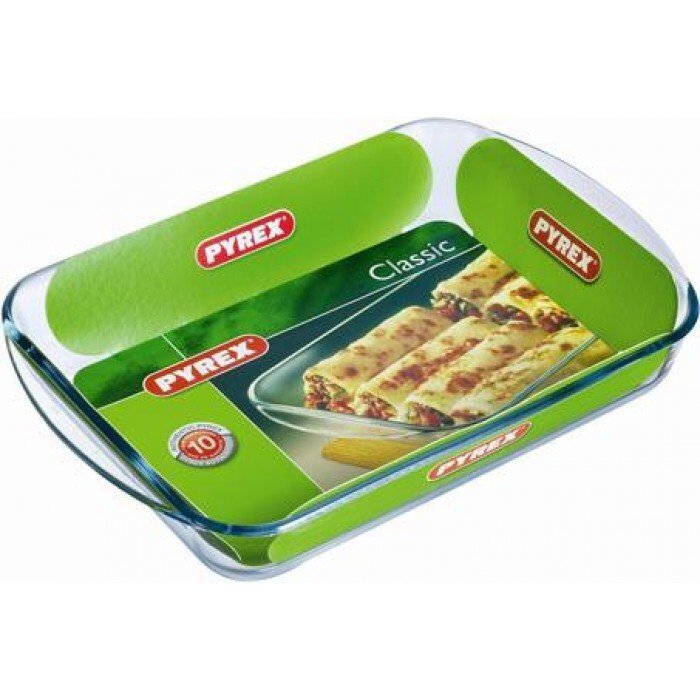 Ahjuvorm Pyrex Classic Läbipaistev Klaas: Mõõtmed - 40 x 27 x 6 cm hind ja info | Küpsetusnõud ja tarvikud | hansapost.ee